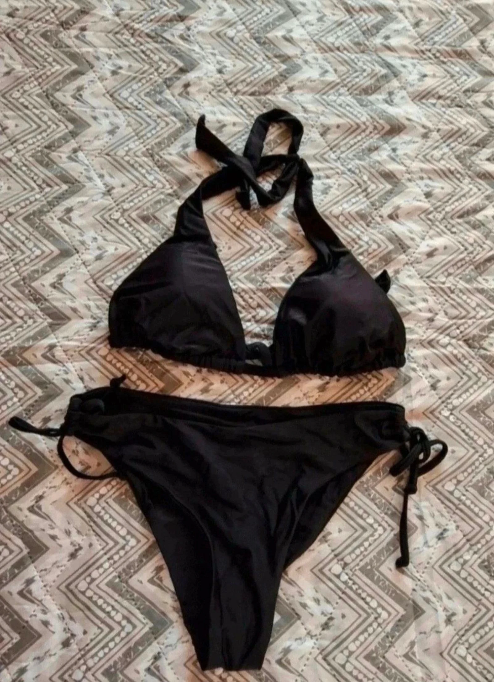 Bikini de mujer, talla M, color negro